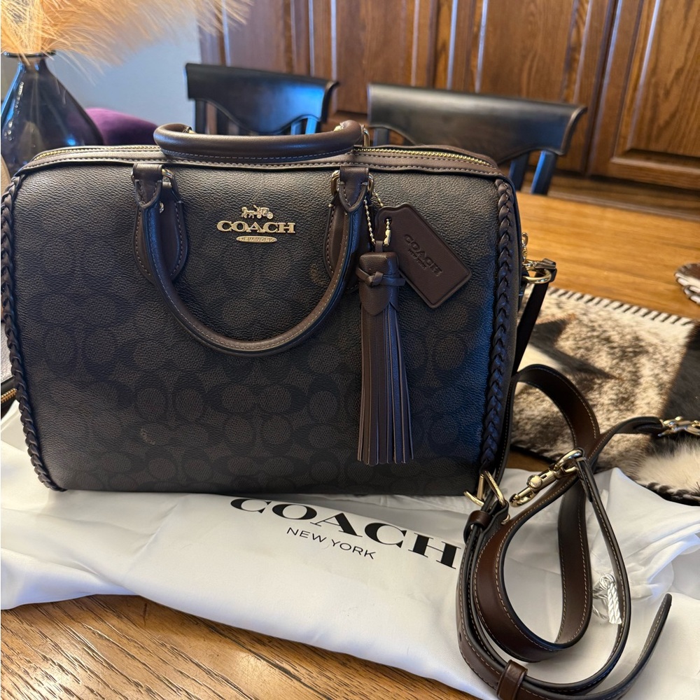 Coach Signature Braided Rowan